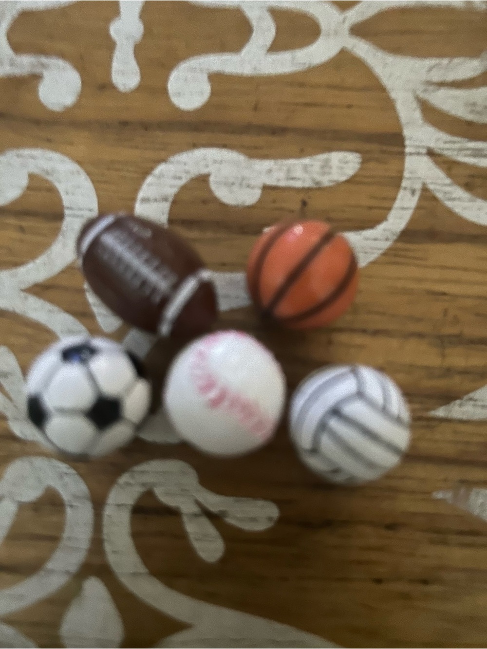 Crocs jibots shoe charm 3DMini Sports Ball Set - Assorted Colors